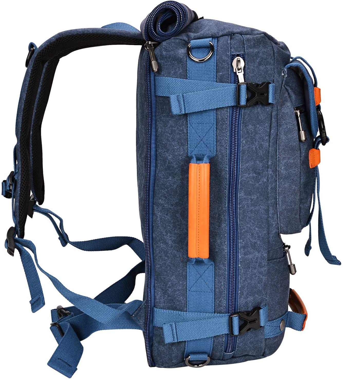 WITZMAN Large Capacity Hiking & Traveling Bag (Blue-WH519)